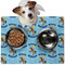 Custom Prince Dog Food Mat - Medium LIFESTYLE