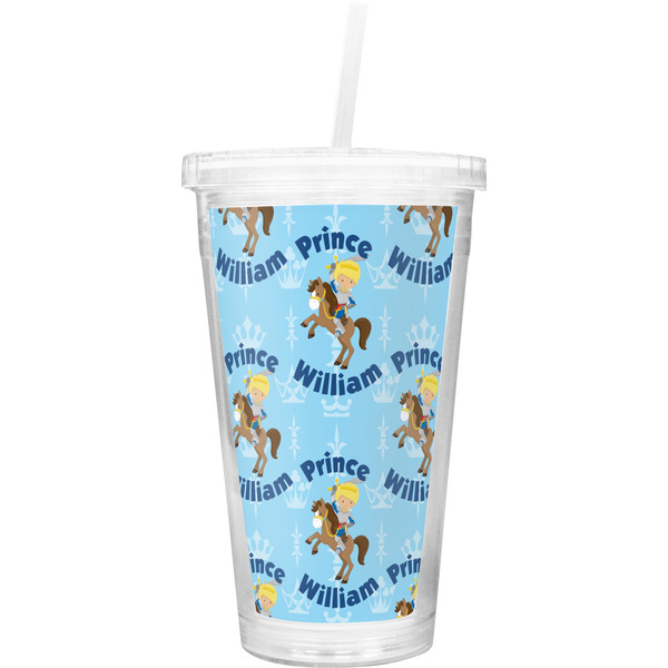 Custom Custom Prince Double Wall Tumbler with Straw (Personalized)