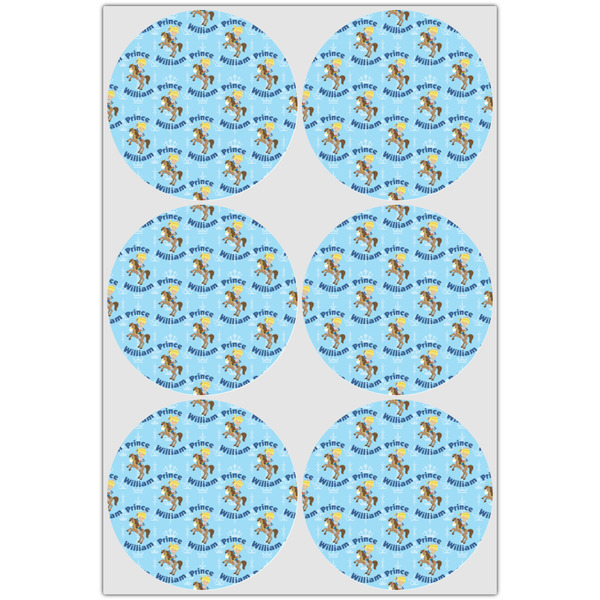 Custom Prince Drink Topper - Large - Set of 6