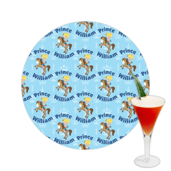 Custom Custom Prince Printed Drink Topper -  2.5" (Personalized)