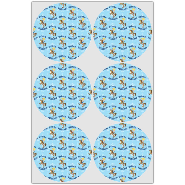 Custom Prince Drink Topper - XLarge - Set of 6