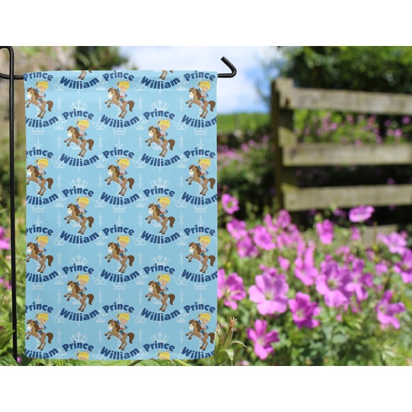 Custom Prince Garden Flag - Outside In Flowers