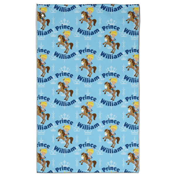Custom Custom Prince Golf Towel - Poly-Cotton Blend - Large w/ Name All Over