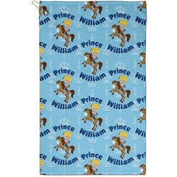 Custom Prince Golf Towel - Poly-Cotton Blend - Small w/ Name All Over