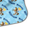 Custom Prince Hooded Baby Towel- Detail Corner