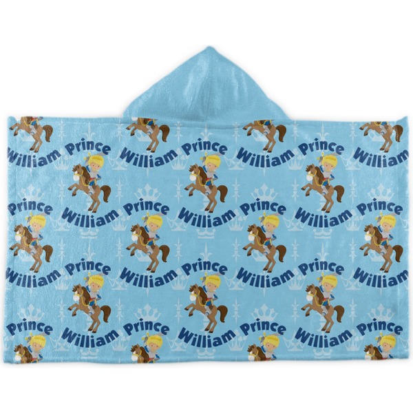 Custom Custom Prince Kids Hooded Towel (Personalized)