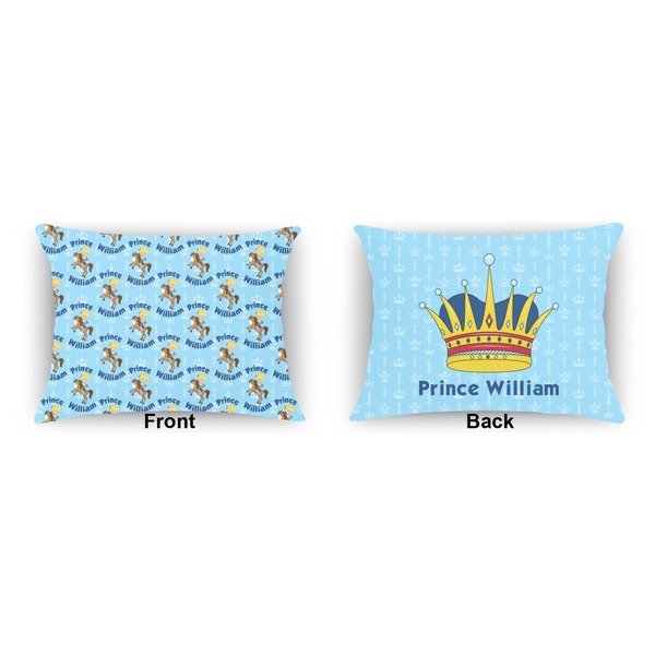 Custom Prince  Indoor Rectangular Burlap Pillow (Front and Back)