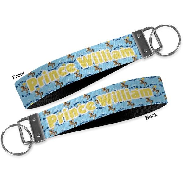 Custom Prince Key-chain - Metal and Nylon - Front and Back