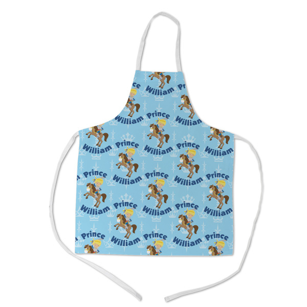 Custom Custom Prince Kid's Apron w/ Name All Over