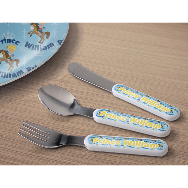 Custom Prince Kids Flatware w/ Plate