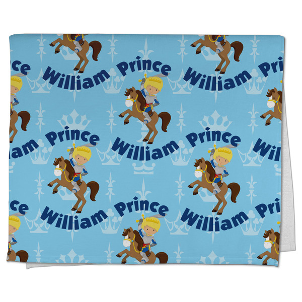 Custom Custom Prince Kitchen Towel - Poly Cotton w/ Name All Over