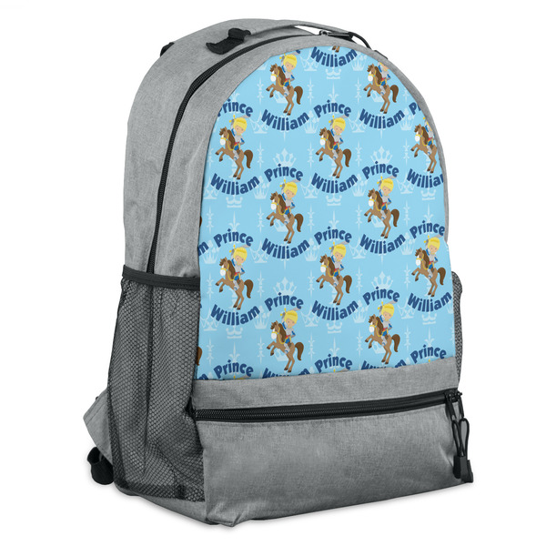 Custom Custom Prince Backpack - Grey (Personalized)