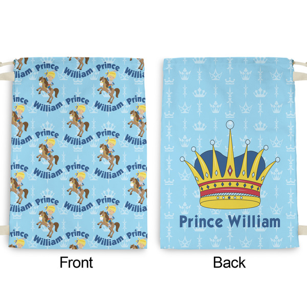 Custom Prince Large Laundry Bag - Front & Back View