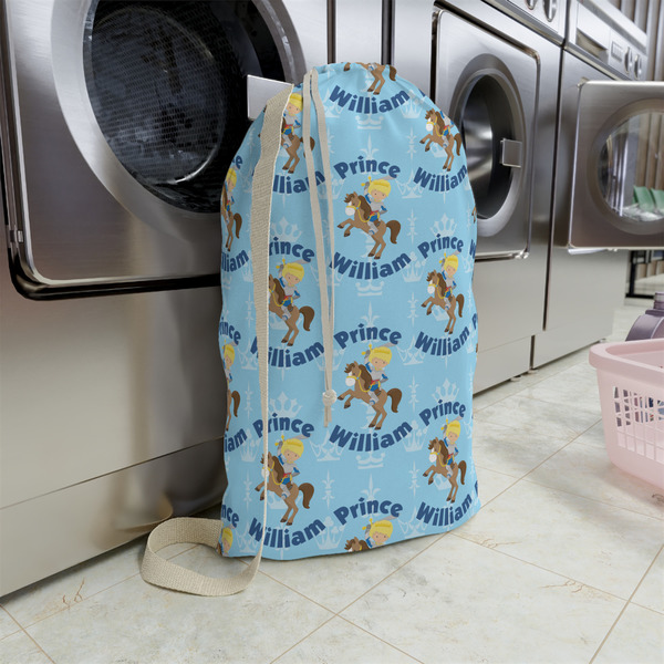 Custom Prince Large Laundry Bag - In Context