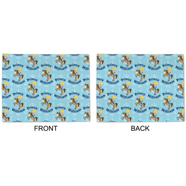 Custom Prince Linen Placemat - APPROVAL (double sided)