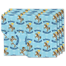 Custom Prince Linen Placemat w/ Name All Over