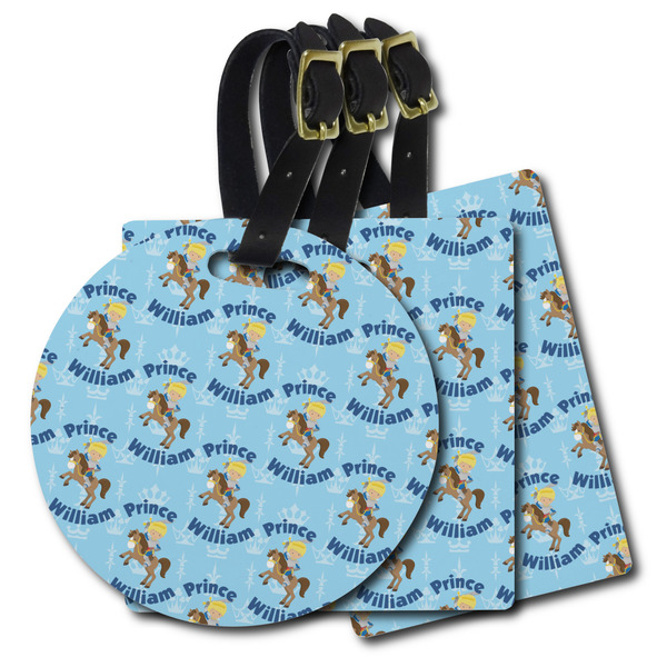 Custom Custom Prince Plastic Luggage Tag (Personalized)