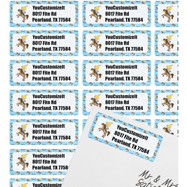Custom Prince Mailing Label on Envelope - Multiple Labels