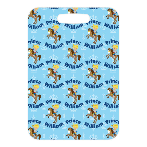 Custom Prince Metal Luggage Tag - Front Without Strap