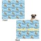 Custom Prince Microfleece Dog Blanket - Large- Front & Back