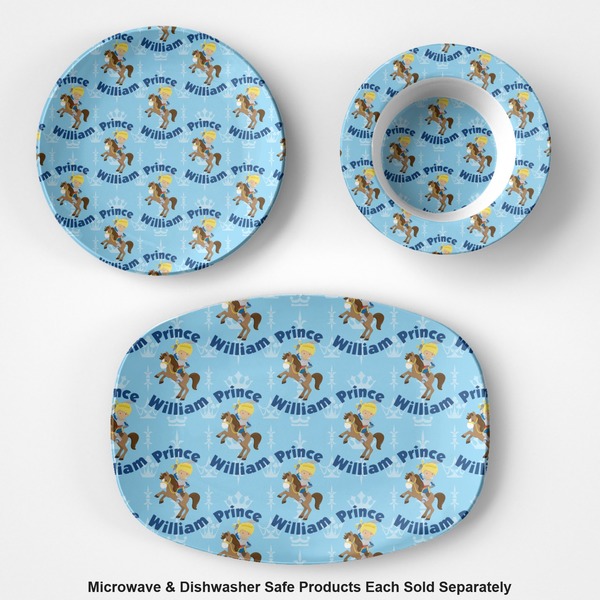 Custom Prince Microwave & Dishwasher Safe CP Plastic Dishware - Group