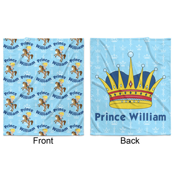 Custom Prince Minky Blanket - 50"x60" - Double Sided - Front & Back