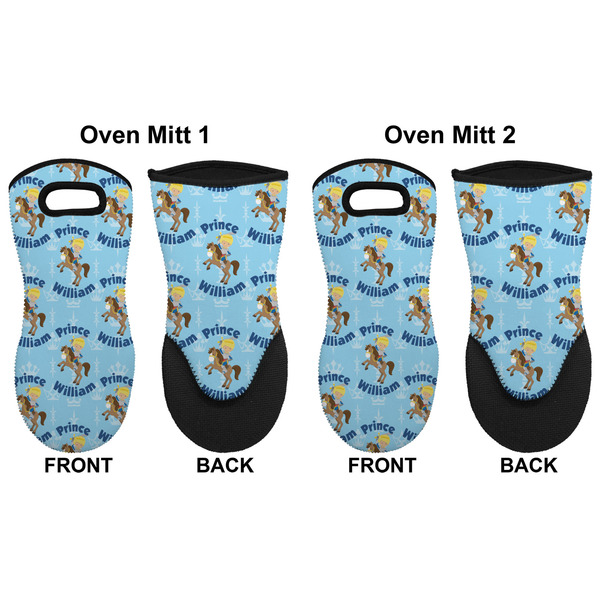 Custom Prince Neoprene Oven Mitt - Set of 2 - Approval