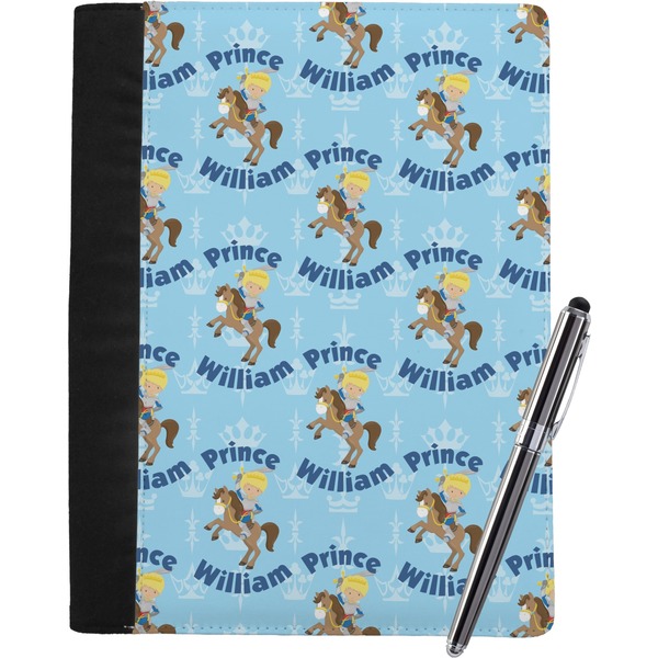 Custom Custom Prince Notebook Padfolio - Large w/ Name All Over