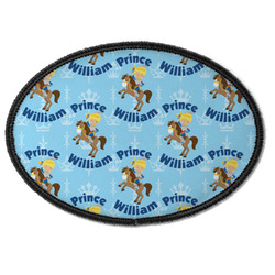 Custom Prince Iron On Oval Patch w/ Name All Over