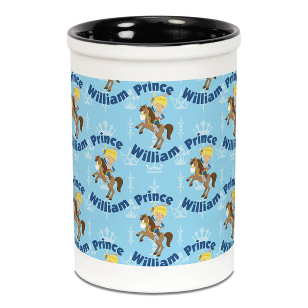 Custom Custom Prince Ceramic Pencil Holders - Black