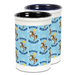 Custom Prince Ceramic Pencil Holder - Large