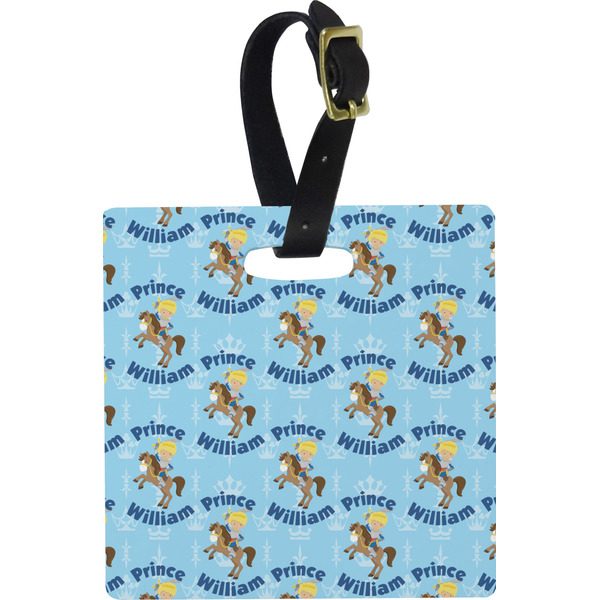 Custom Prince Personalized Square Luggage Tag