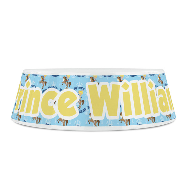 Custom Prince Plastic Pet Bowls - Small - FRONT