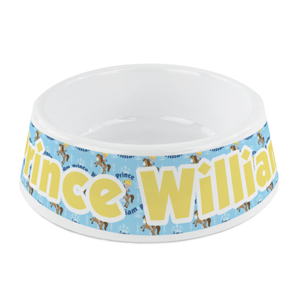 Custom Custom Prince Plastic Dog Bowl - Small (Personalized)
