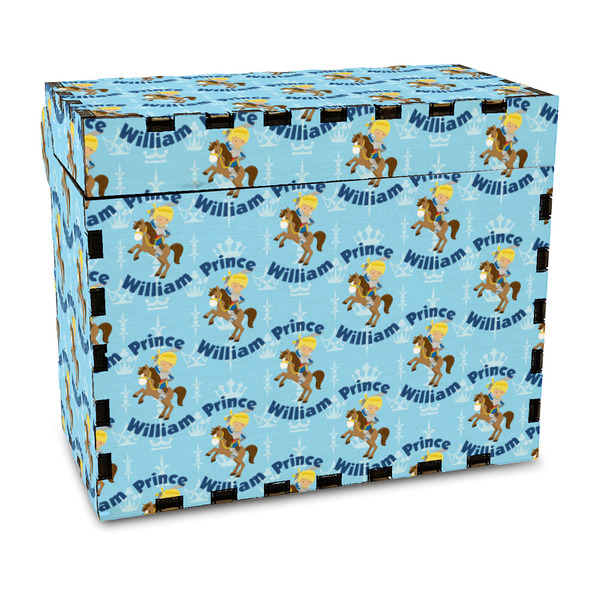 Custom Custom Prince Wood Recipe Box - Full Color Print (Personalized)