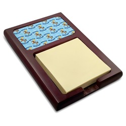 Custom Prince Red Mahogany Sticky Note Holder (Personalized)