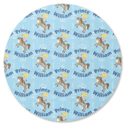 Custom Prince Round Rubber Backed Coaster (Personalized)