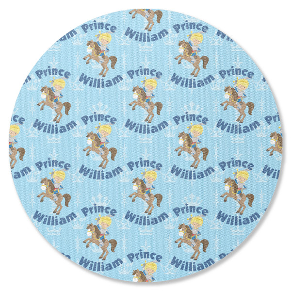 Custom Custom Prince Round Rubber Backed Coaster (Personalized)