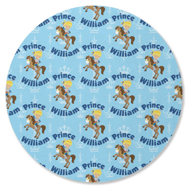 Custom Prince Round Coaster Rubber Back - Single