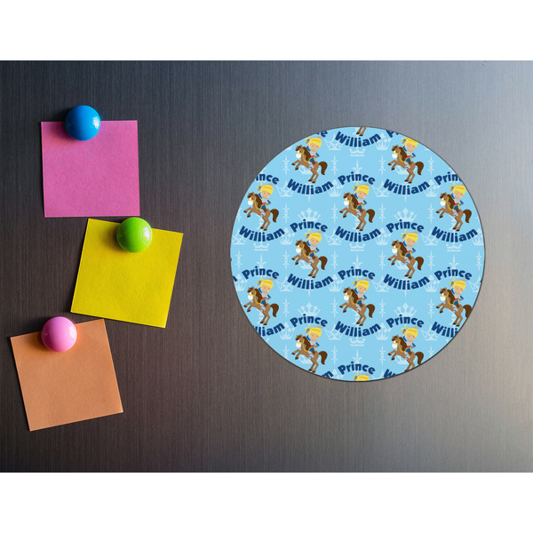 Custom Prince Round Fridge Magnet - LIFESTYLE