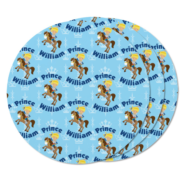 Custom Prince Round Fridge Magnet - THREE