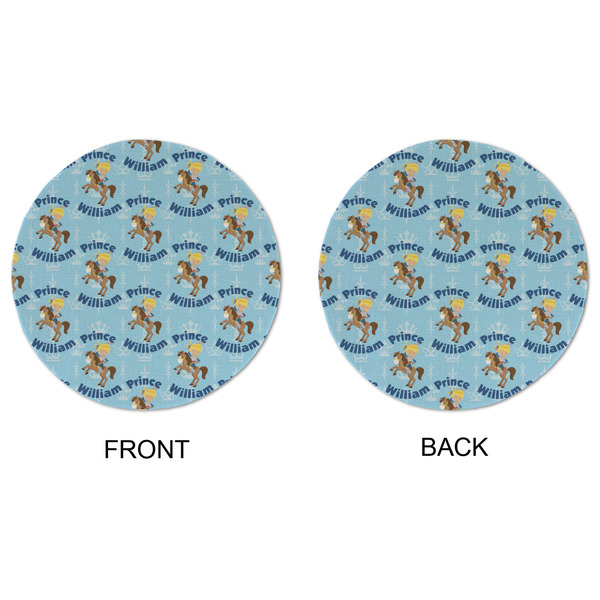 Custom Prince Round Linen Placemats - APPROVAL (double sided)