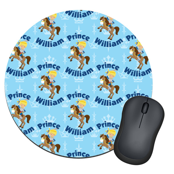 Custom Custom Prince Round Mouse Pad (Personalized)