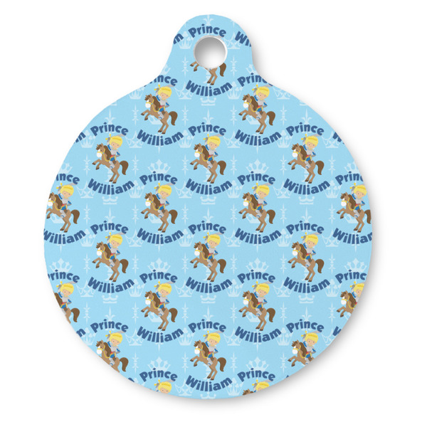 Custom Custom Prince Round Pet ID Tag (Personalized)