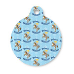 Custom Prince Round Pet ID Tag - Small (Personalized)