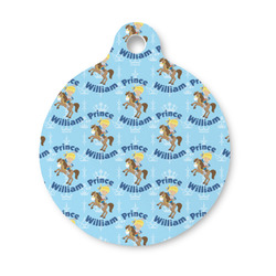 Custom Prince Round Pet ID Tag - Small (Personalized)