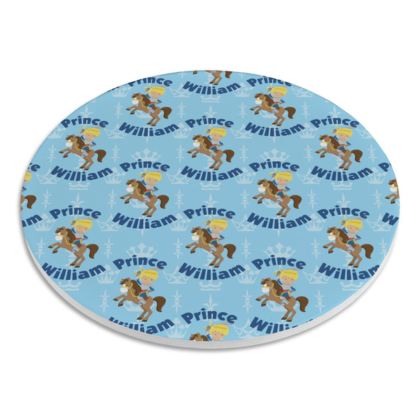 Custom Prince Round Stone Trivet - Angle View