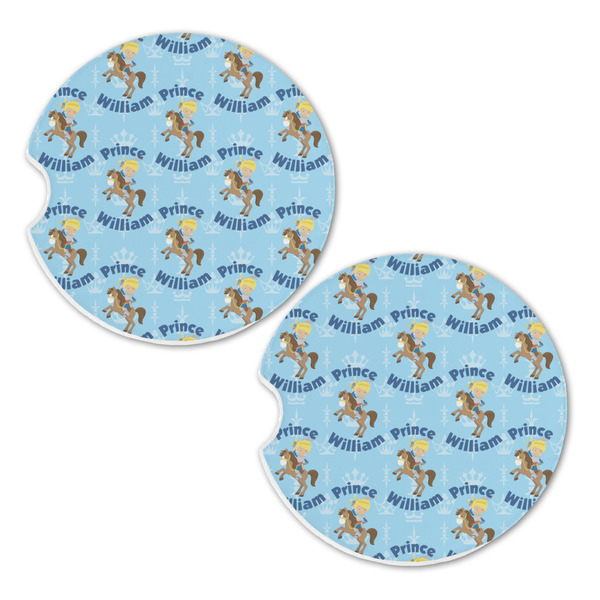 Custom Prince Sandstone Car Coasters - Set of 2