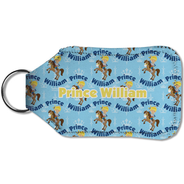Custom Prince Sanitizer Holder Keychain - Small (Back)