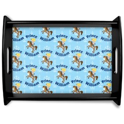 Custom Prince Black Wooden Tray - Large (Personalized)
